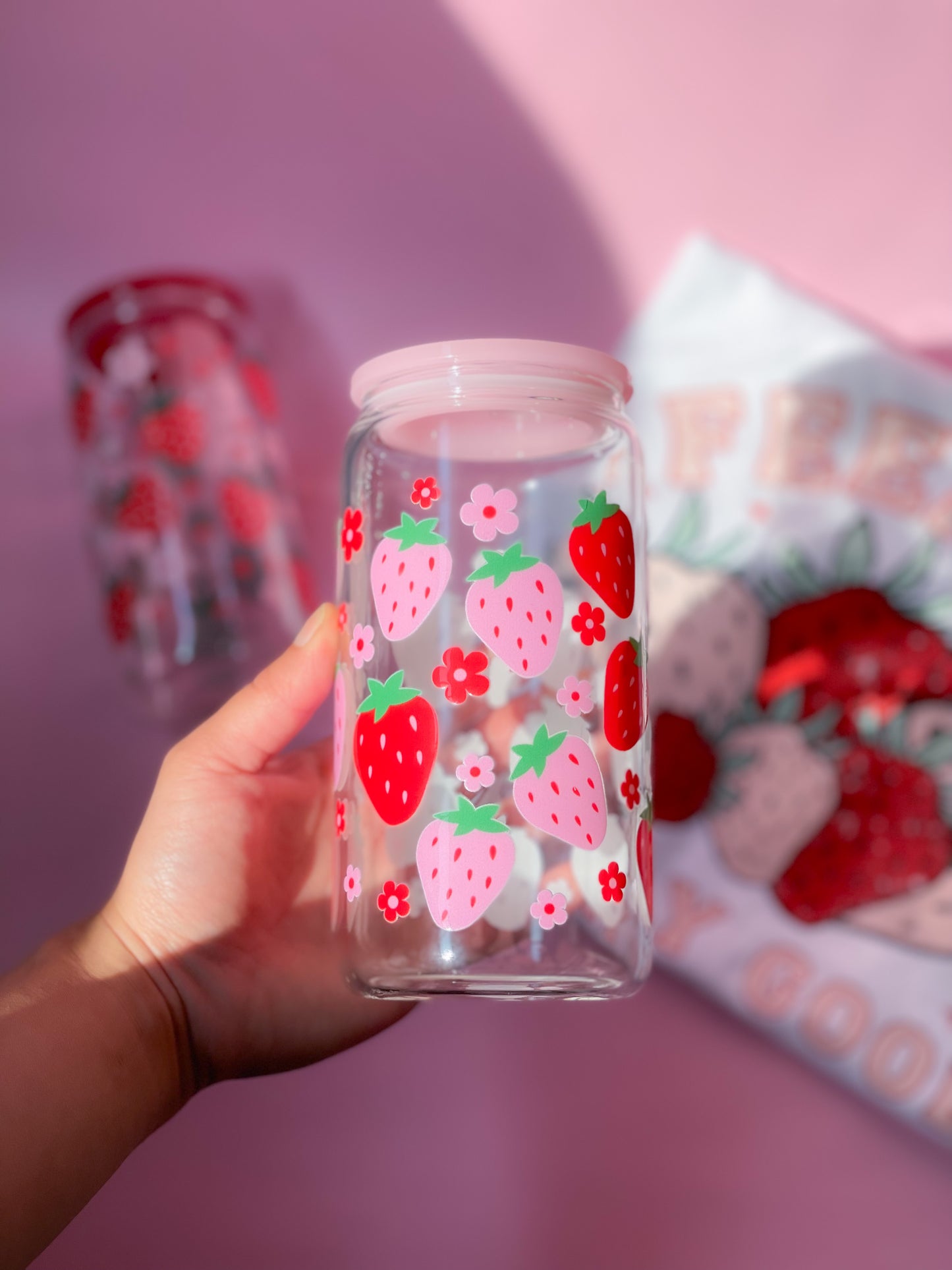 Strawberry Fields 2.0 Glass Cup