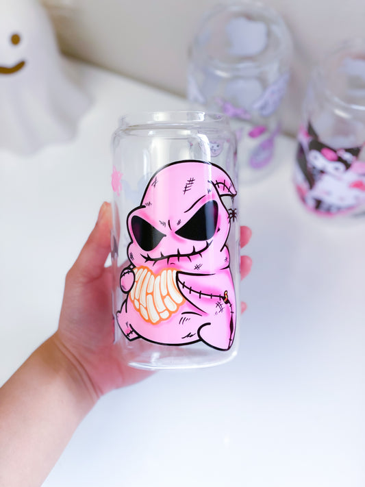 Pink Oogie Glass Cup