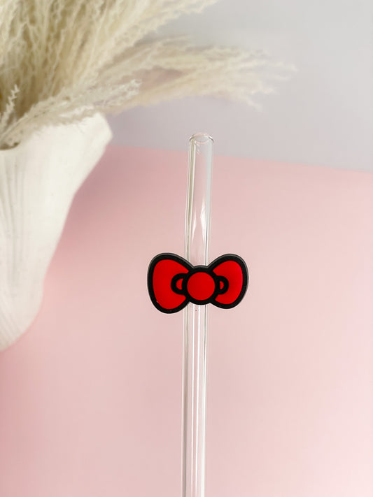 Bow Straw Charm