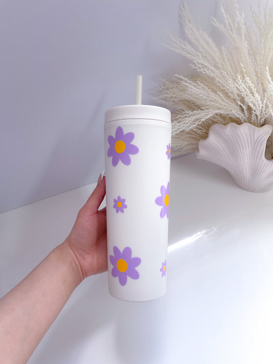 Purple Daisy Tumbler