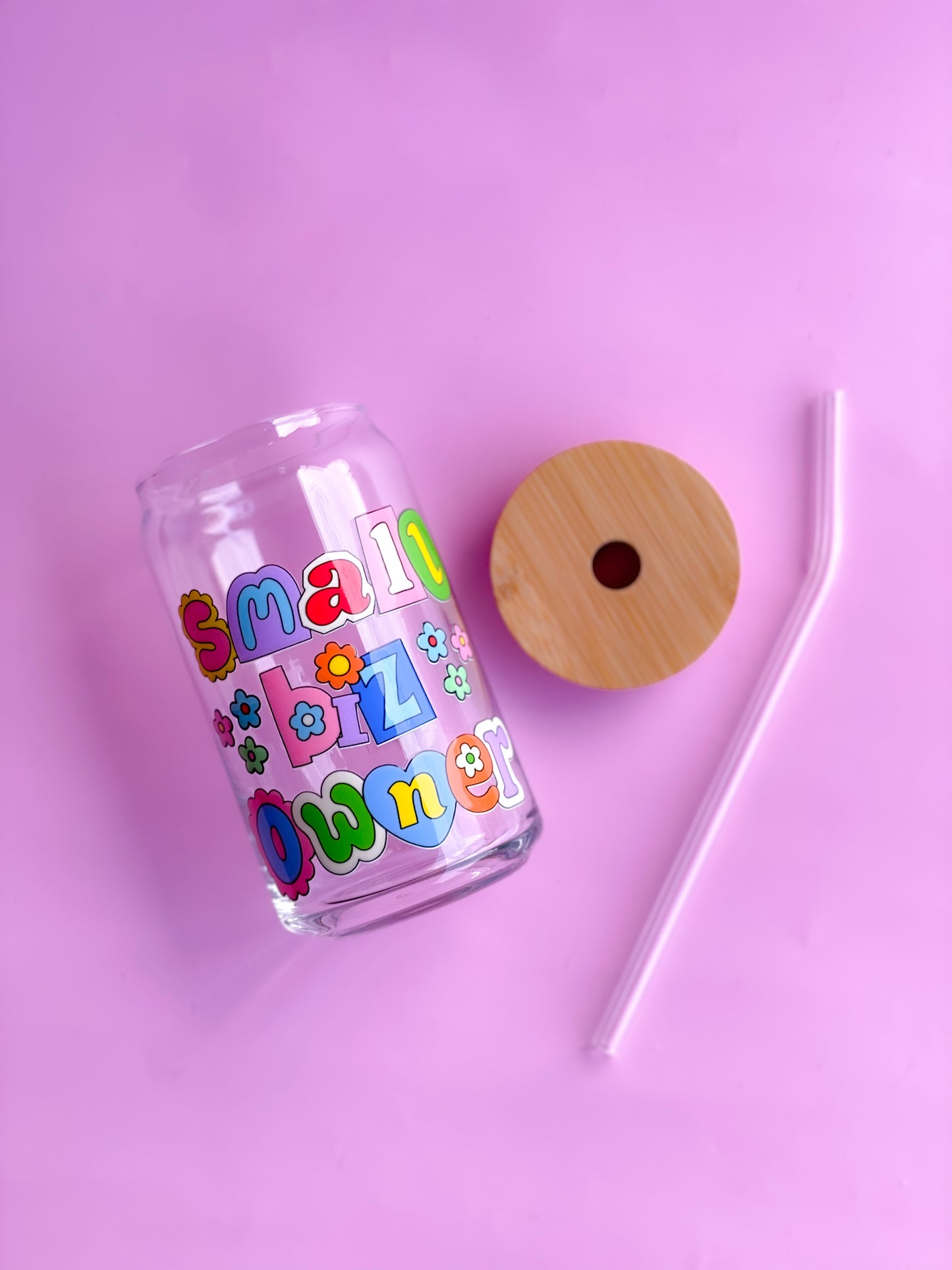 Small Biz Glass Cup