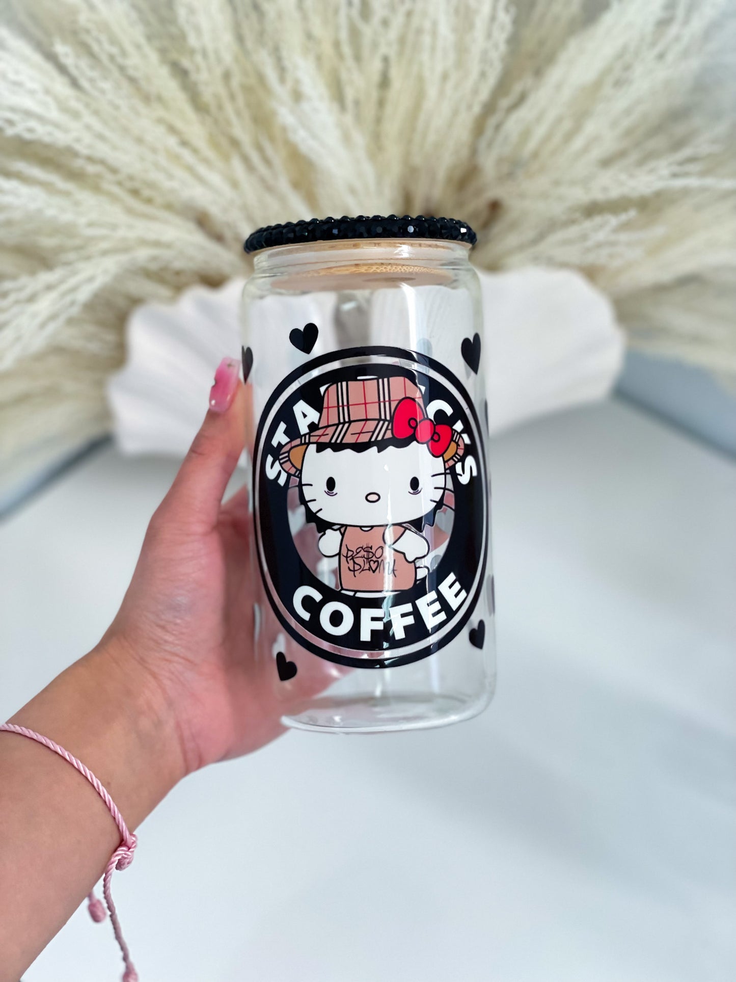 Peso Kitty Glass Cup