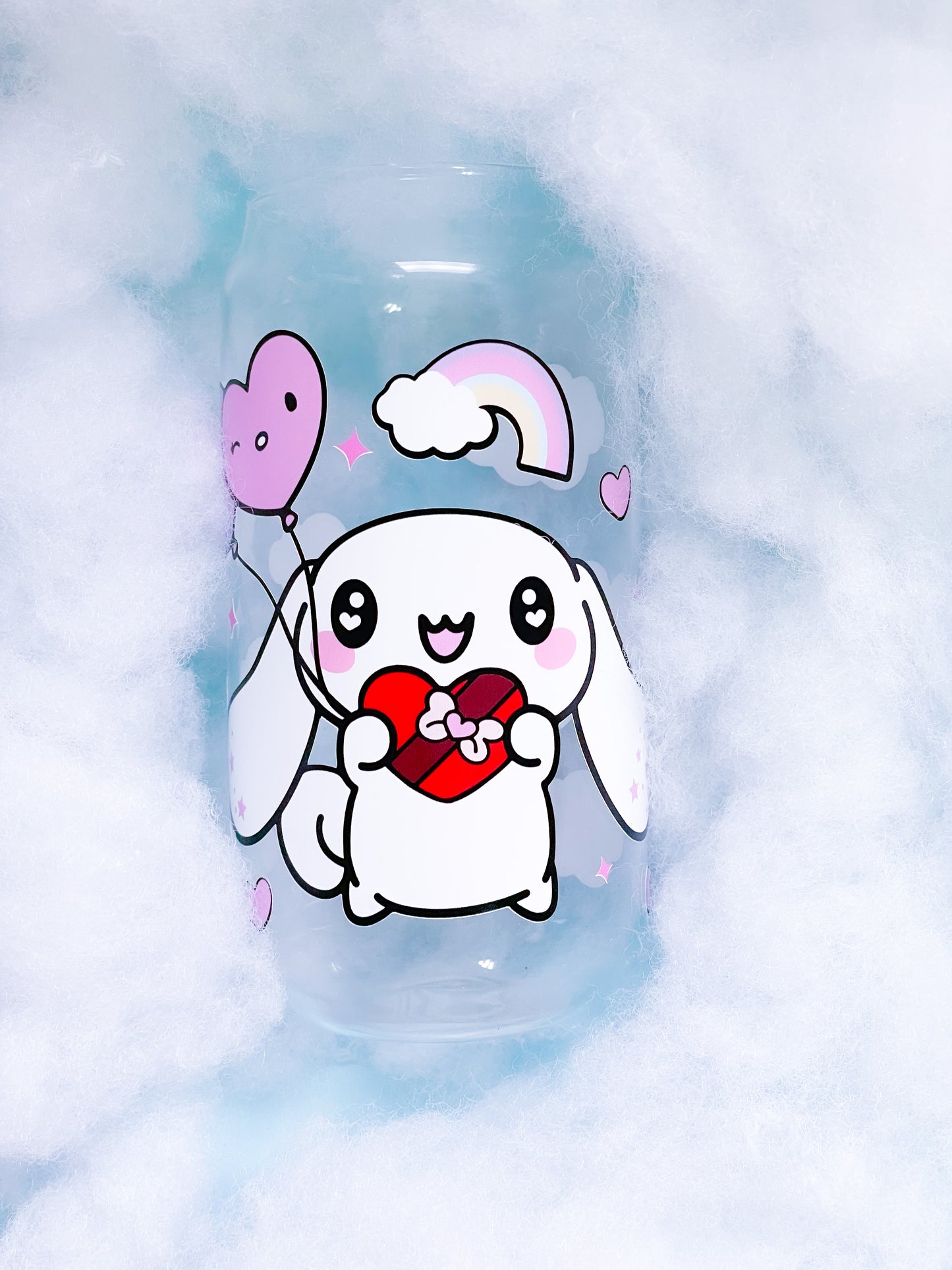 Whimsical Cinnamoroll Glass Cup