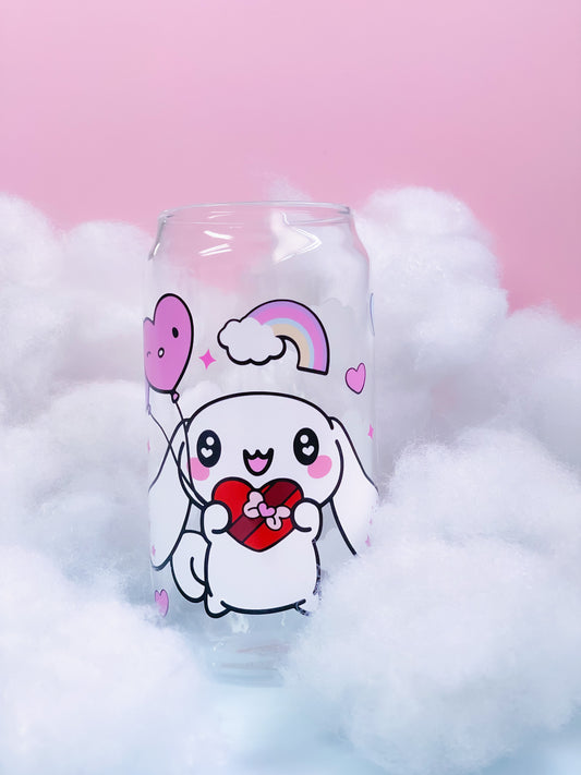 Whimsical Cinnamoroll Glass Cup